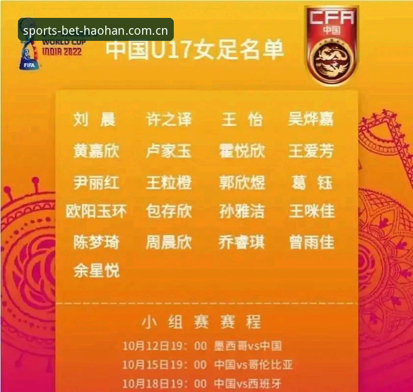 U17世界杯抽签揭晓：中国足球的3大看点与浩瀚体育平台观赛指南